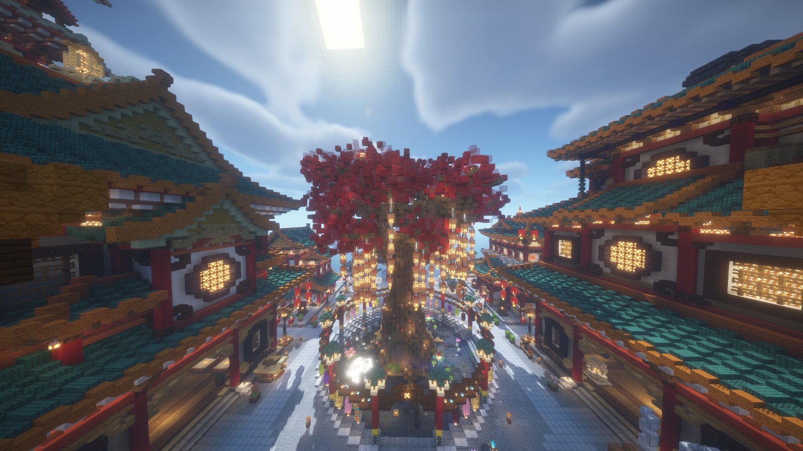 青茗屿服务器主城实景 1